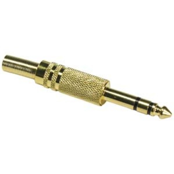 Bestlink Netware Stereo Plug Gold Plated w/Spring Strain Release- 1/4" 201326